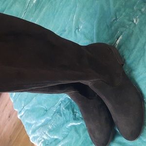 Black over the knee boots